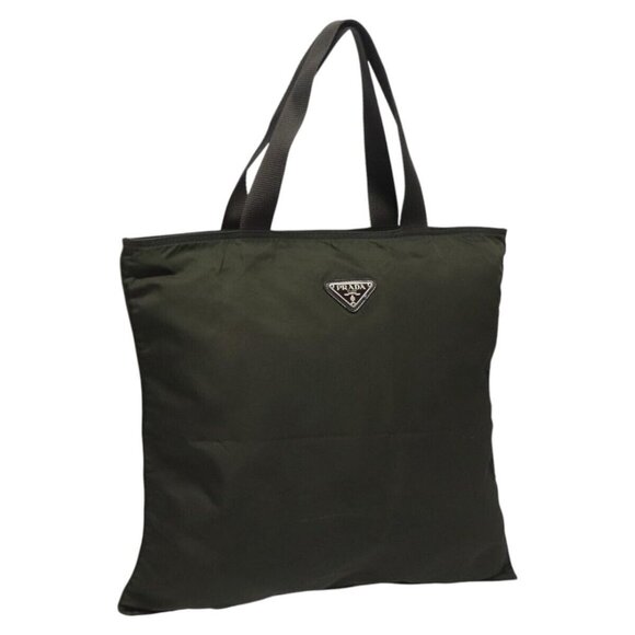 PRADA Tote Bag Nylon Khaki Auth 112007 - Picture 1 of 16